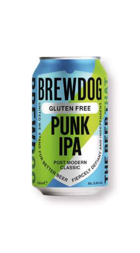Picture of *PIVO BREWDOG 0.33L PUNK IPA -24/1- GLUTEN FREE LIM