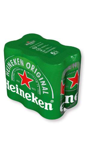 Picture of N-*PIVO HEINEKEN 0.50L 6-PACK -4/1-  LIMENKA