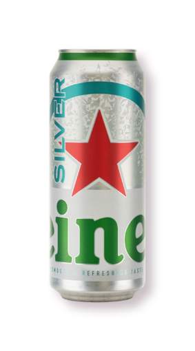 Picture of N-*PIVO HEINEKEN 0.50L SILVER -24/1-  4%ALC LIMENKA
