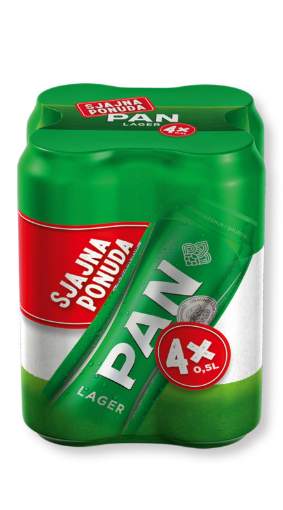 Picture of N-*PIVO PAN 0.50L 4-PACK -6/1-  LIMENKA