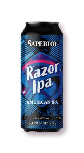 Picture of *PIVO SAPERLOT RAZOR 0.50L -24/1-  6%ALC IPA