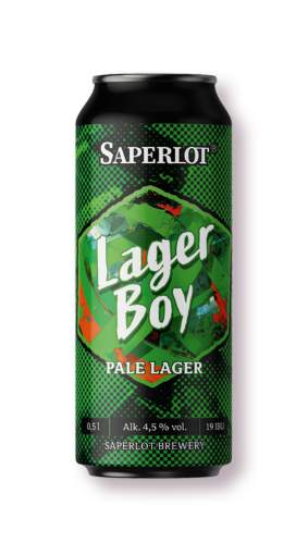 Picture of *PIVO SAPERLOT LAGER BOY 0.50L -24/1-  4.5%ALC LAGER