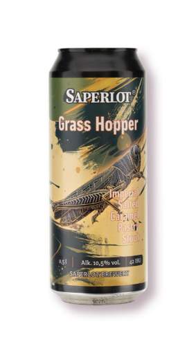 Picture of *PIVO SAPERLOT GRASS HOPPER 0.50L -24/1-  10.5%ALC