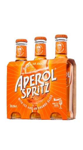 Picture of *APEROL APERITIVO SPRITZ RTS FRAT BARBIERI 3 * 0,2L