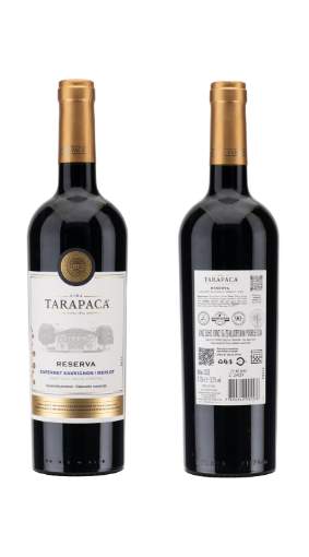 Picture of *CABERNET SAUVIGNON & MERLOT RESERVA TARAPACA 0.75L ZP SUHO 2022 -6/1-