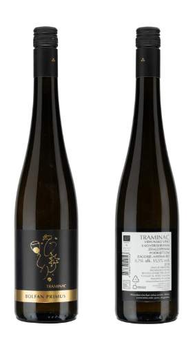 Picture of *TRAMINAC PRIMUS BOLFAN 0.75L VRH SUHO 2018 -6/1-