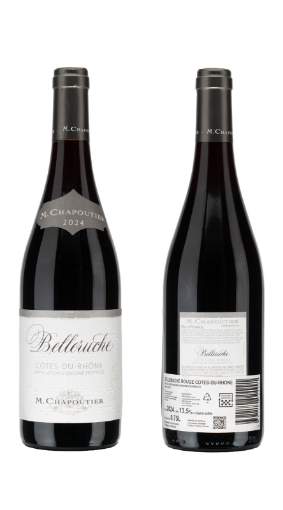 Picture of *BELLERUCHE ROUGE M.CHAPOUTIER GREN/SYRAH 0.75L ZOI SUHO 2024 -6/1-