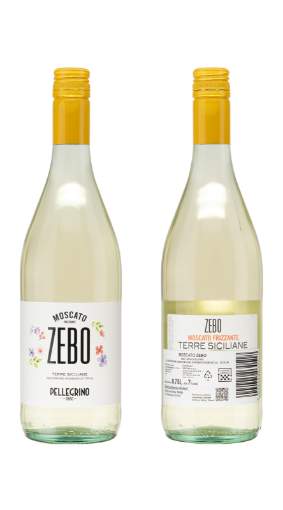 Picture of *BISER VINO MOSCATO ZEBO C.PELLEGRINO 0.75L ZP SLATKO -6/1-