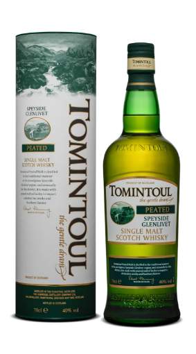 Picture of *WHISKY PEATED SINGLE MALT TOMINTOUL 0,7L 40% 6/1