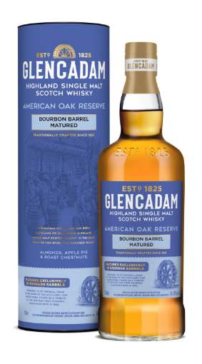 Picture of *WHISKY AMERICAN OAK RESERVE SINGLE MALT GLENCADAM 0,7L 40% 6/1