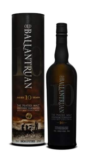 Picture of *WHISKY 10 YO PEATED SINGLE MALT OLD BALLANTRUAN 0,7L 50% 6/1